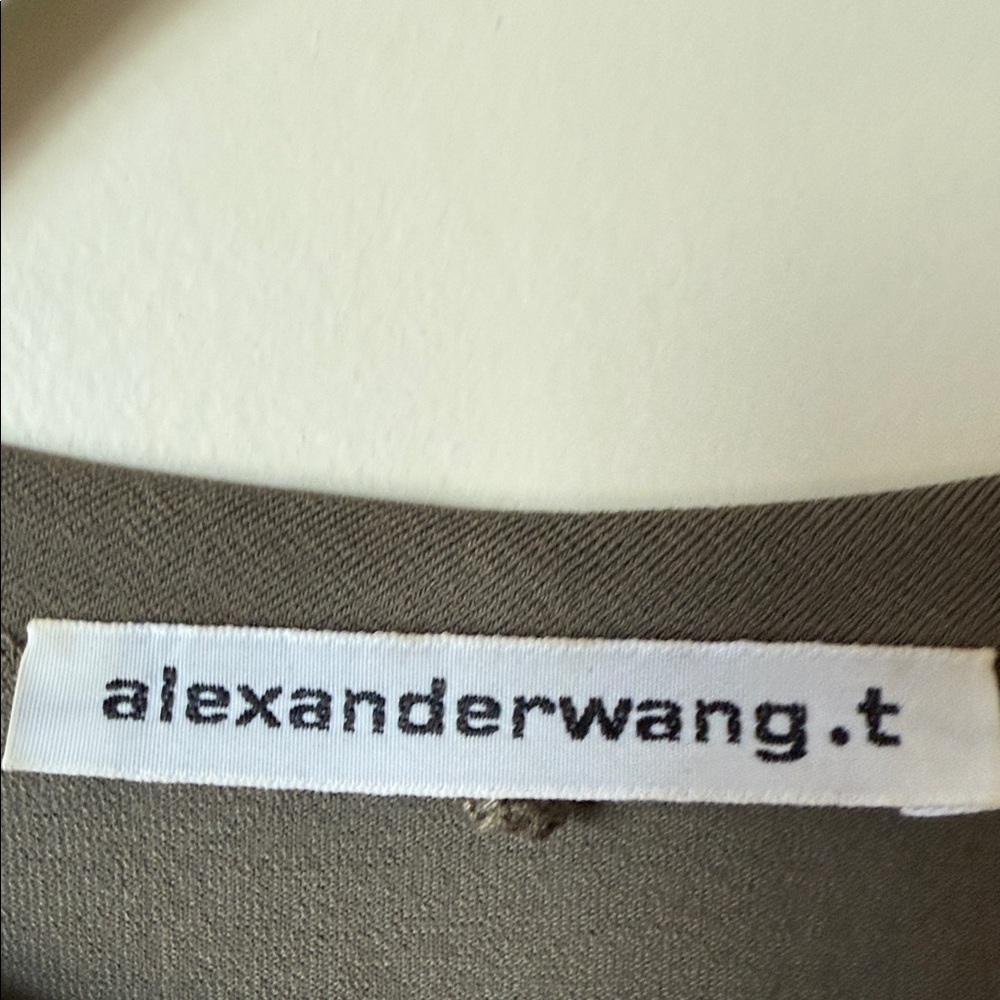 Alexander Wang T Draped Asymetrical Stretchy Jersey Sleeveless Top - Picture 2 of 5
